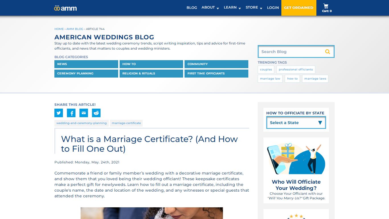 What is a Marriage Certificate? (And How to Fill One Out)